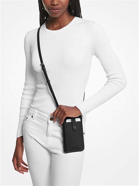 smartphone bag michael kors|Michael Kors saffiano crossbody bag.